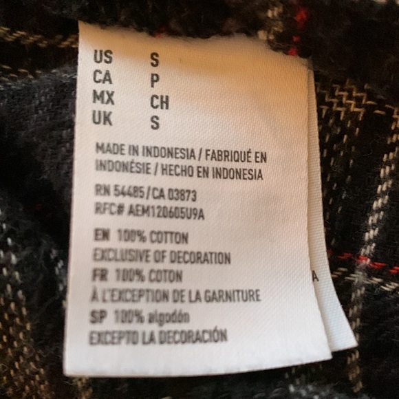 American Eagle Vintage Flannel Shirt - Picture 7 of 9